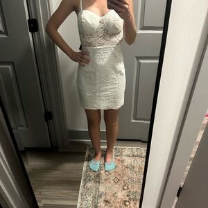 Xs white dress mini